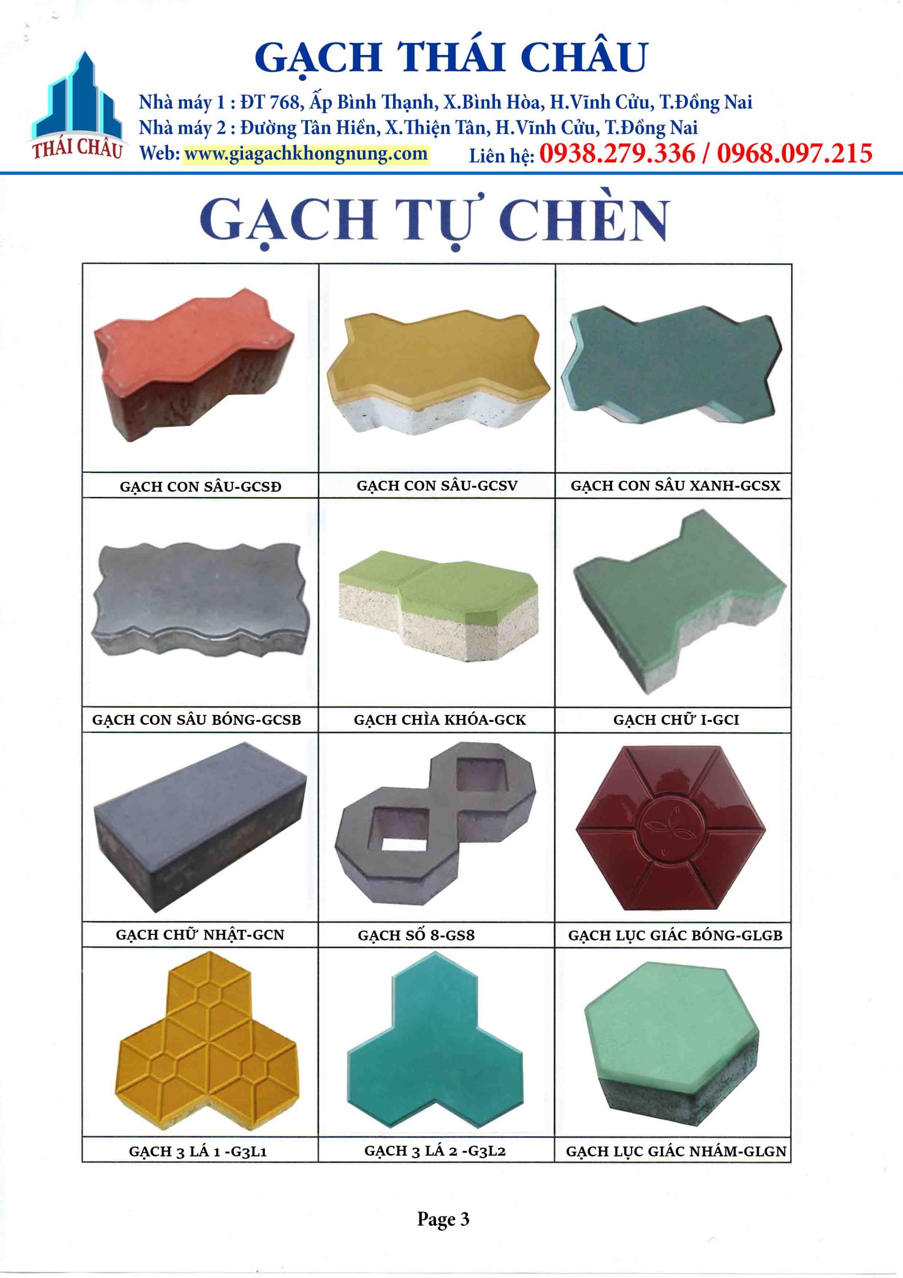 báo giá gạch block