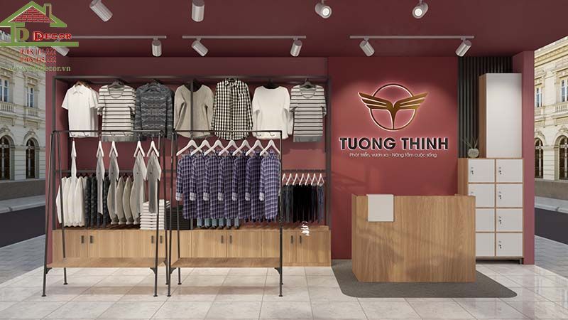 giá thiết kế shop quần áo