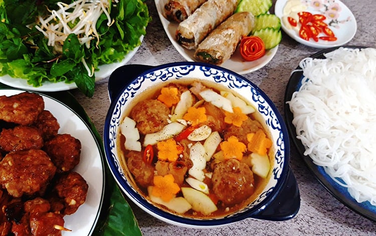 bún chả hà nội ở Nha Trang