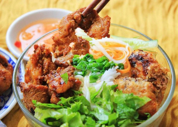 bún thịt nướng ở huế