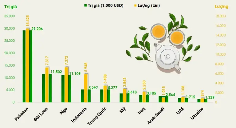 Top 5 Công Ty Xuất Khẩu Chè Uy Tín Chất Lượng