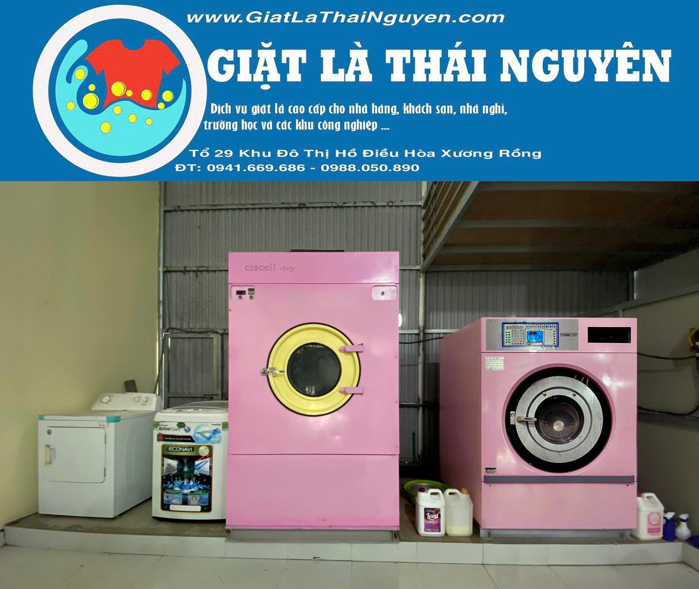 giặt là công nghiệp thái nguyên