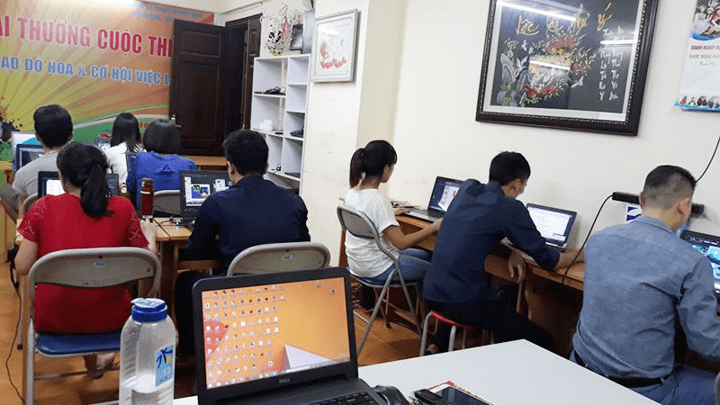 khoá học Photoshop Hà Nội Vitadu