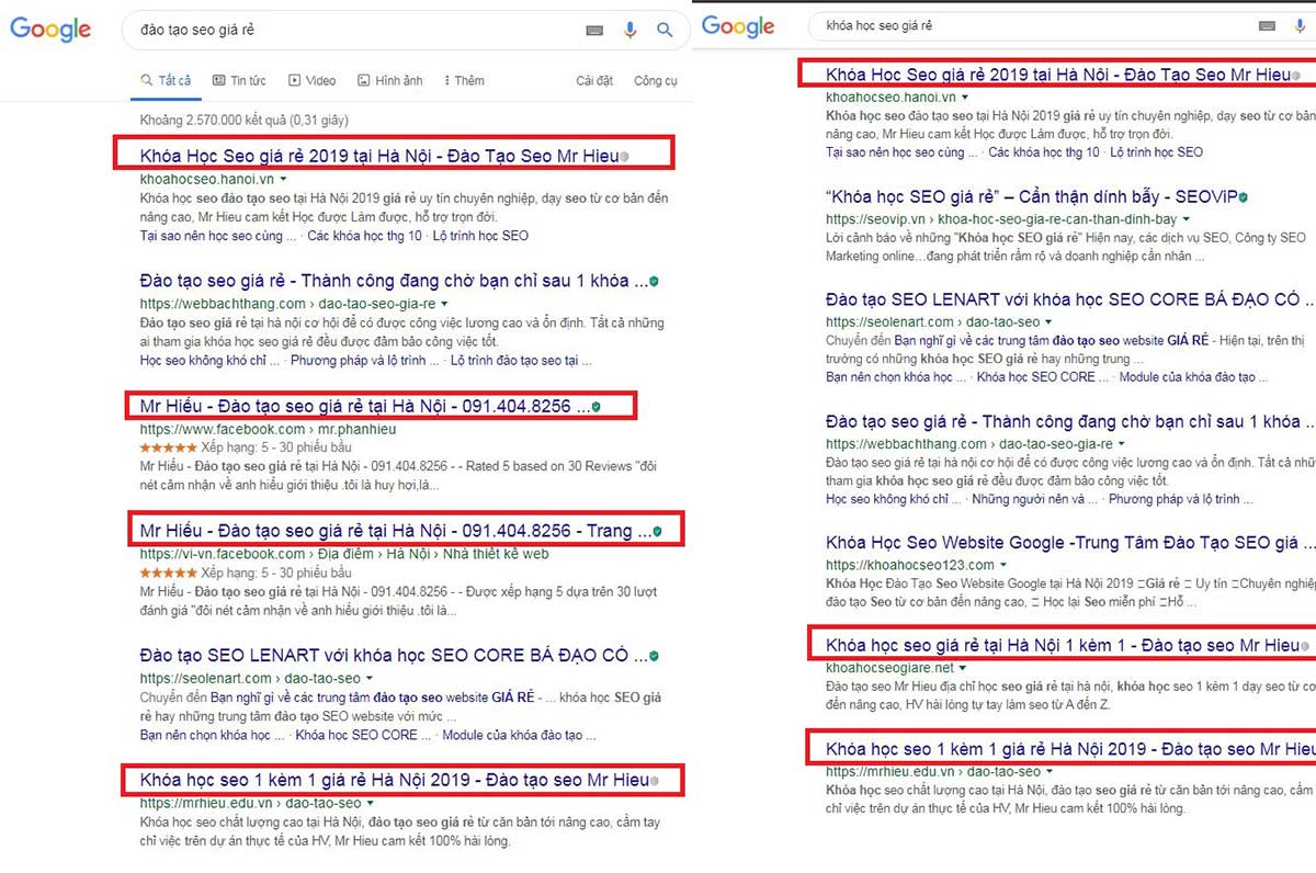 học seo google ads