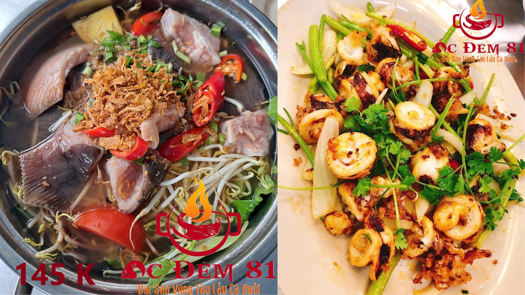 lẩu cá đuối Vũng Tàu Quán Lẩu Cá Đuối Ốc Đêm 81