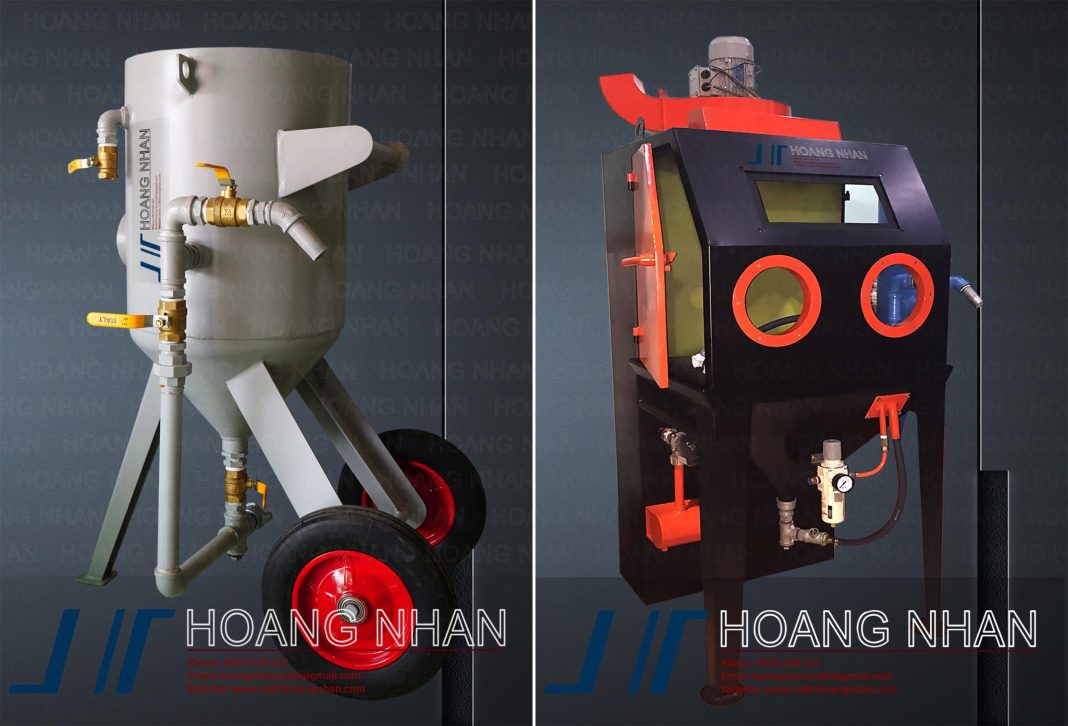 giá máy phun cát khô máy phun cát giá rẻ