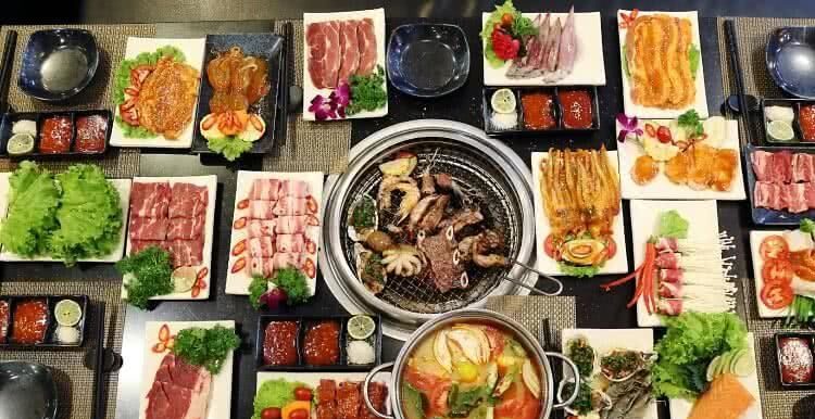 nhà hàng buffet ở hà nội