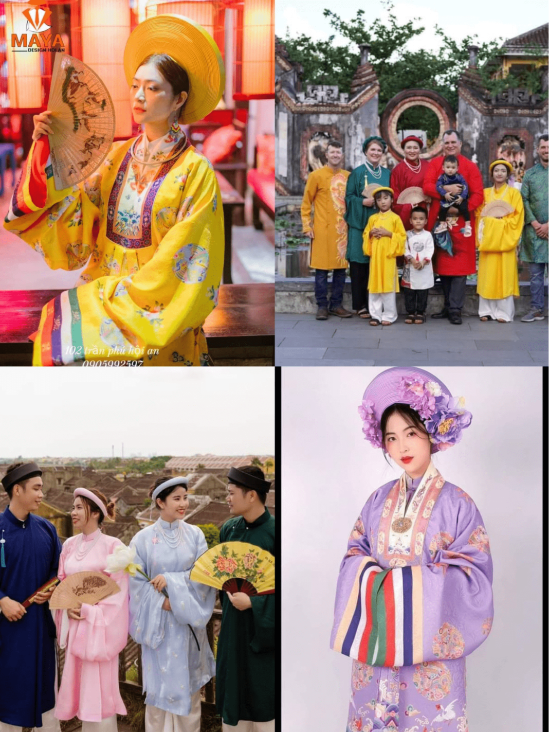Thuê Áo Dài Hội An Maya Hội An - Đơn Vị Chuyên Cho Thuê Áo Dài Uy Tín Tại Hội An