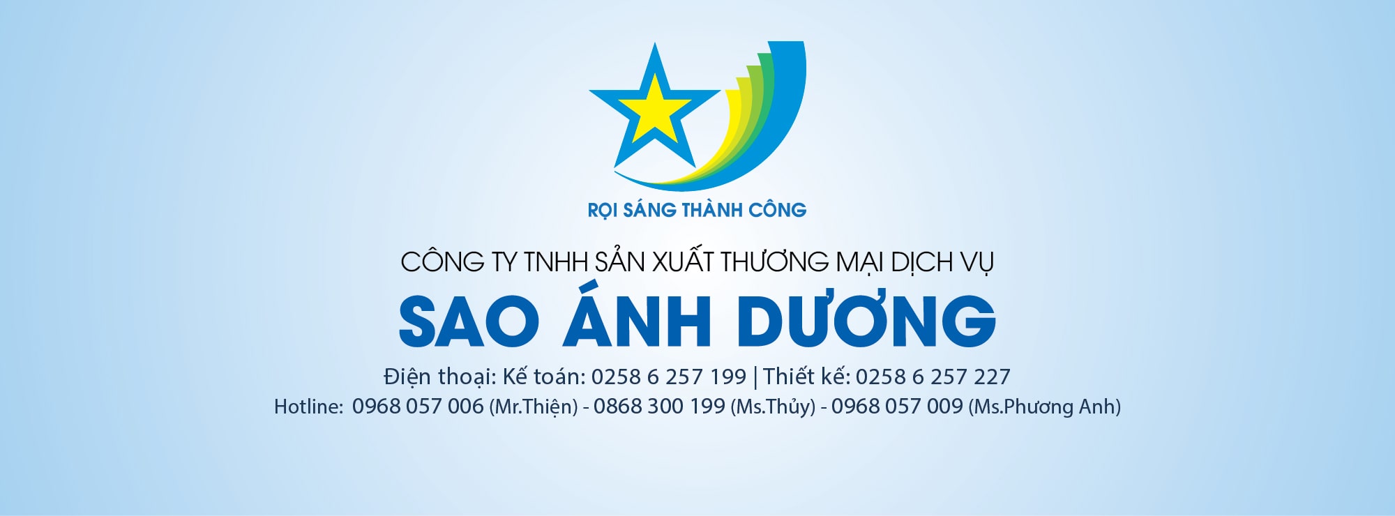 Công Ty TNHH SX - TM - DV Sao Ánh Dương  