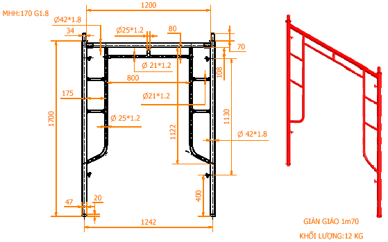 bảng giá thuê giàn giáo