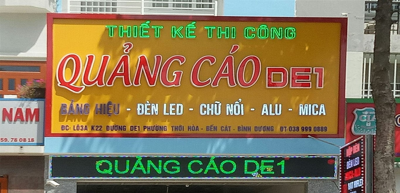 báo giá làm bảng hiệu quảng cáo mới nhất