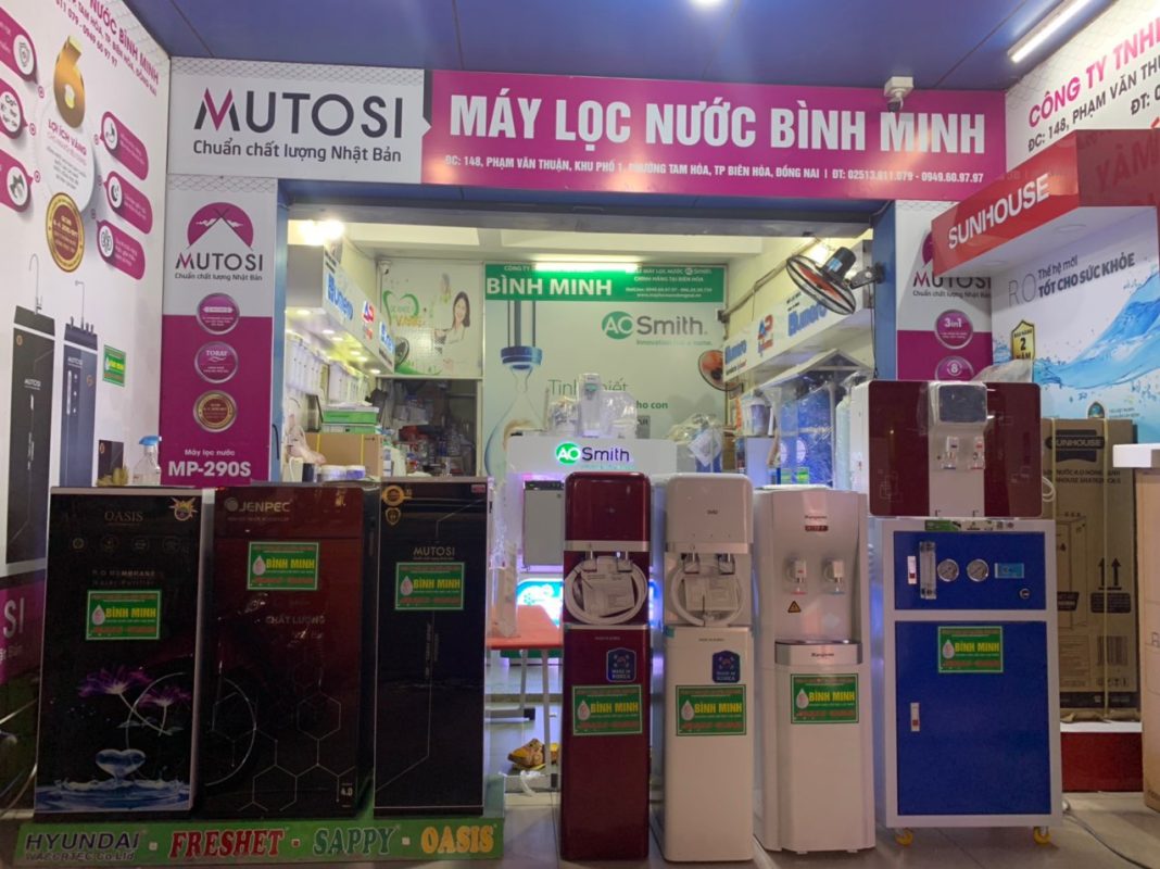 máy lọc nước Biên Hòa Máy Lọc Nước Bình Minh