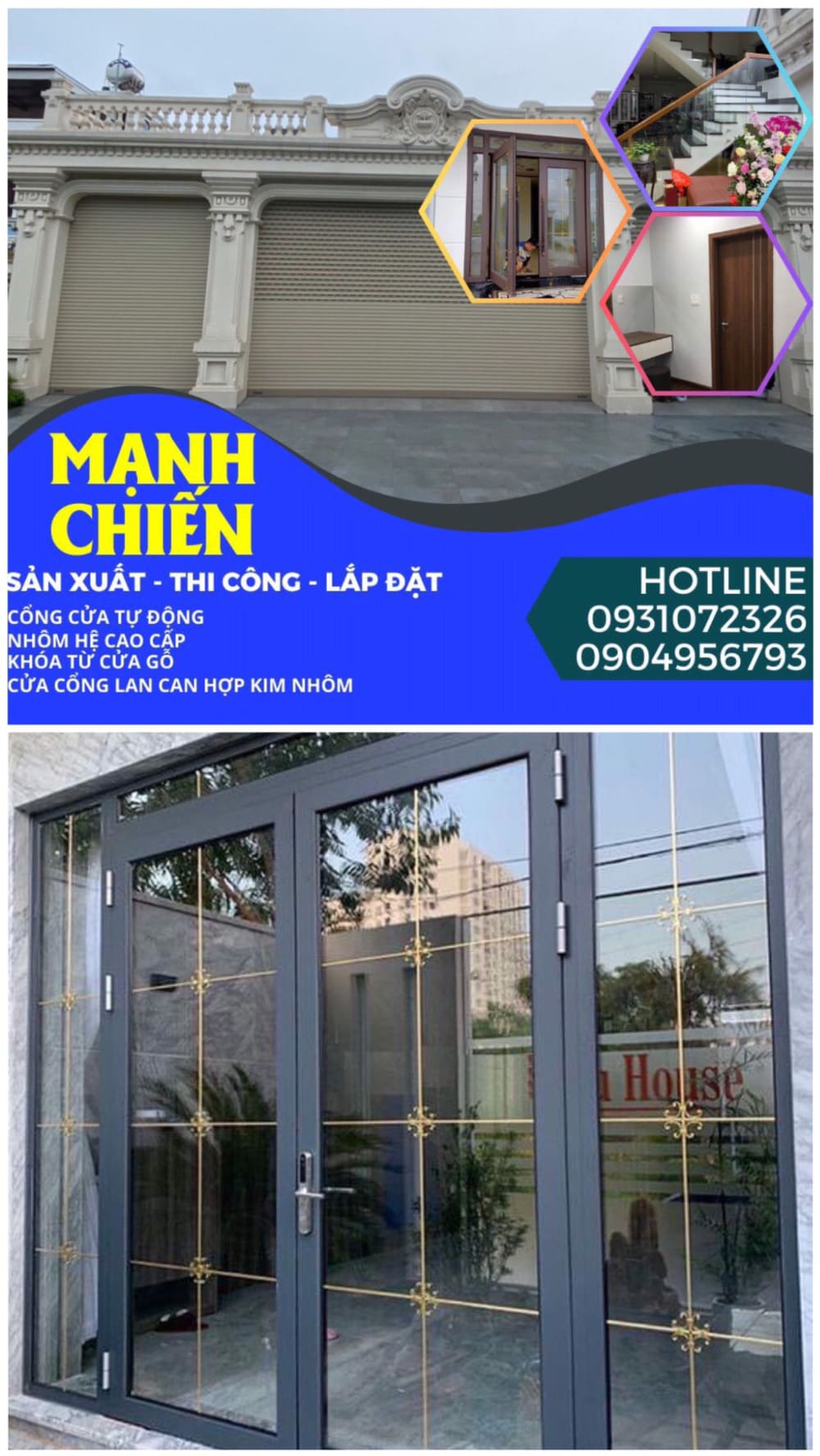 cửa cuốn Quảng Ninh Quảng Cáo Hoàng Kim