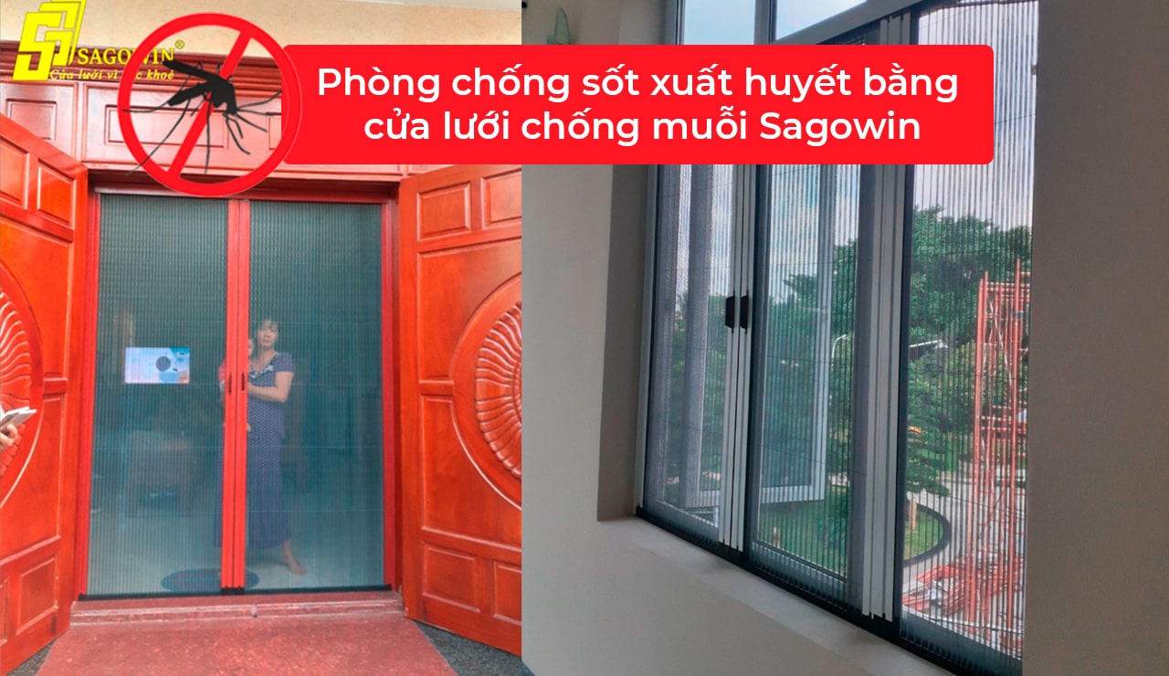 cửa lưới chống muỗi tại huế