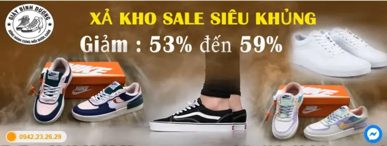 Top 10 Các Địa Chỉ Bán Giày Bình Dương Sang, Xịn, Mịn
