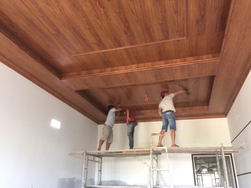 la phông nhựa giả gỗ huế la phông nhựa giả gỗ huế