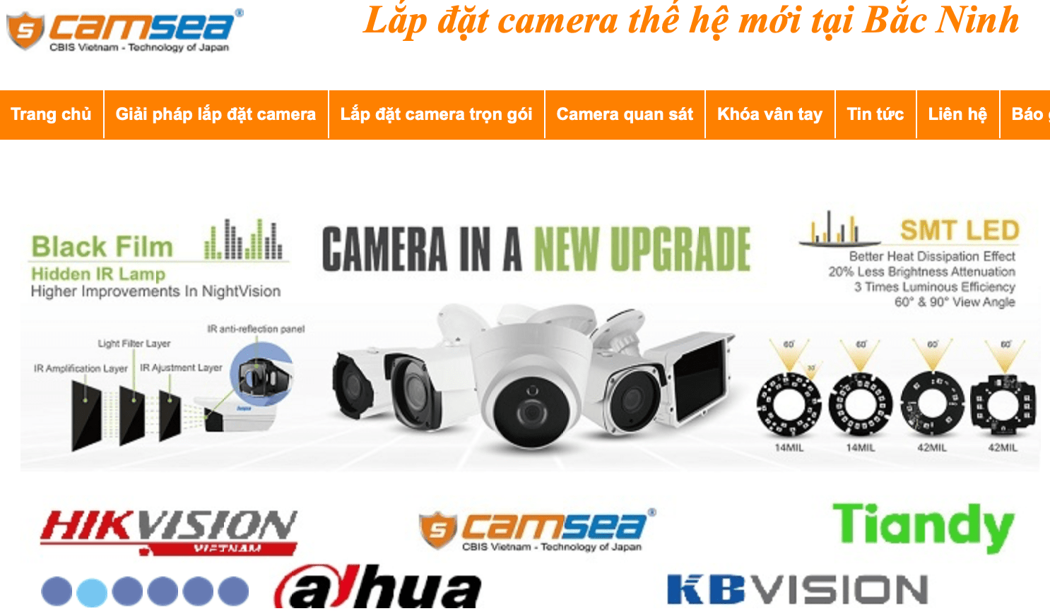 lắp đặt camera Bắc Ninh