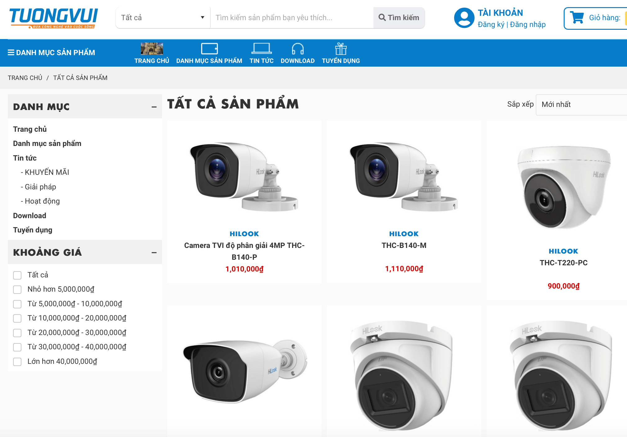 lắp đặt camera Bắc Ninh