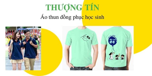 may áo thun đồng phục