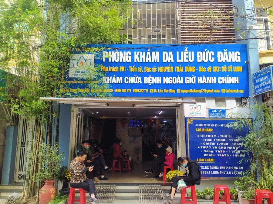 Phòng Khám Da Liễu Đức Đăng - Phòng Khám Da Liễu Vinh Hàng Đầu Nổi Tiếng Về Chất Lượng