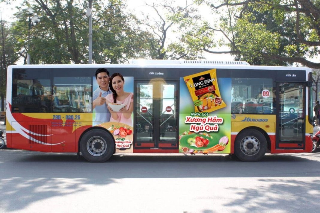 quảng cáo xe bus quảng cáo xe bus