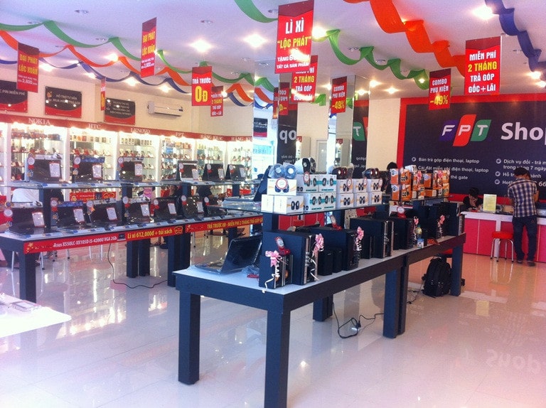 Sửa laptop Lai Châu Đơn Vị FPT Shop