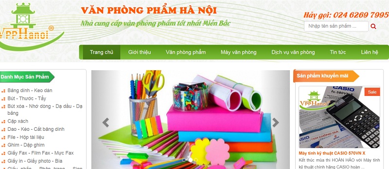 văn phòng phẩm Hà Nội