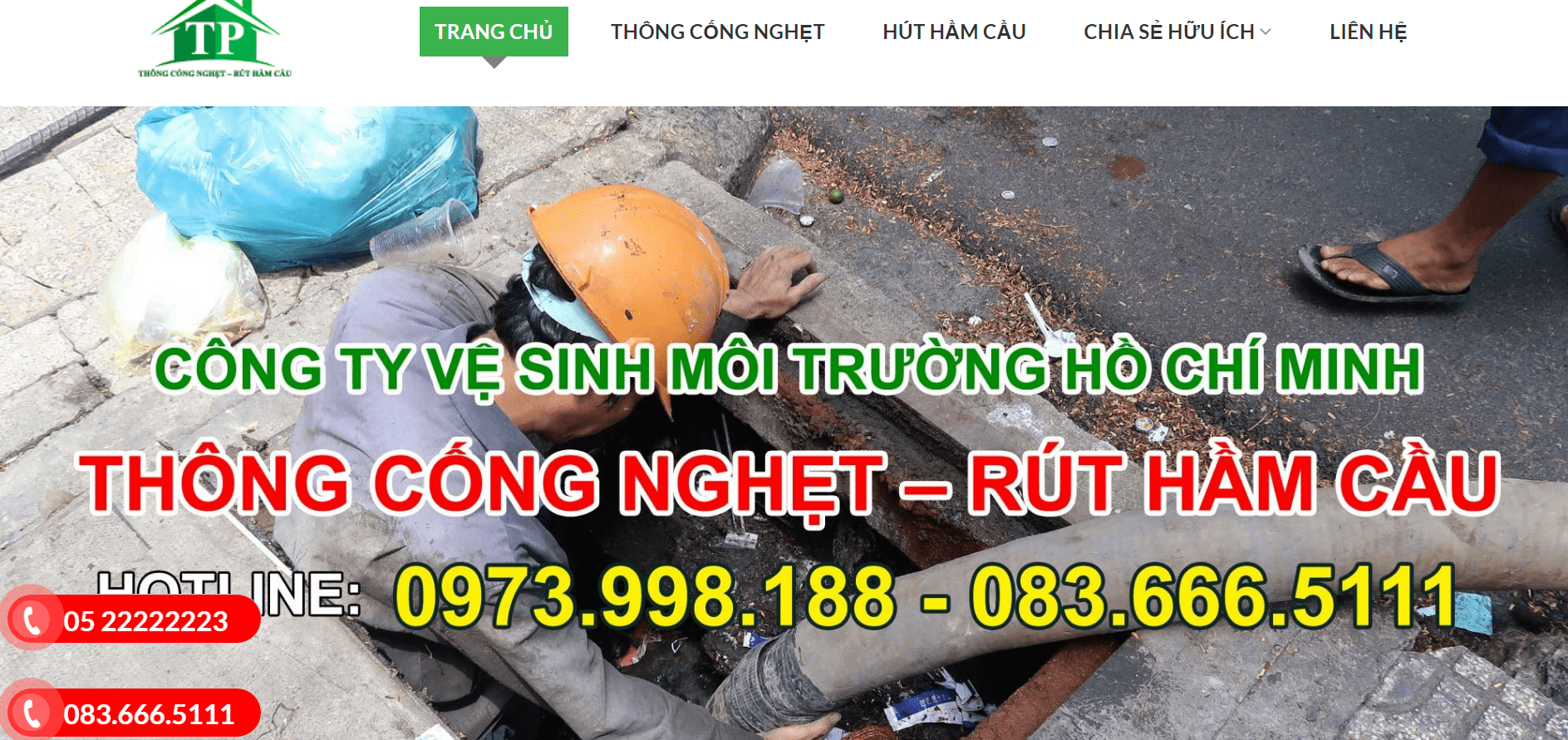 thông cống nghẹt TPHCM