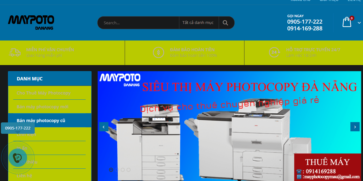 Thuê máy photocopy Đà Nẵng