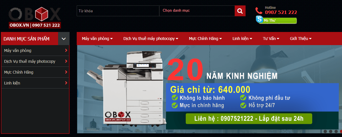 Thuê máy photocopy Đà Nẵng