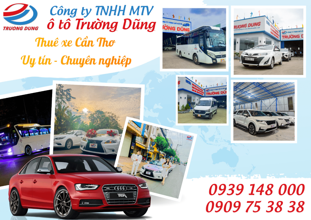 thuê xe tự lái Cần Thơ công ty Ô Tô Trường Dũng