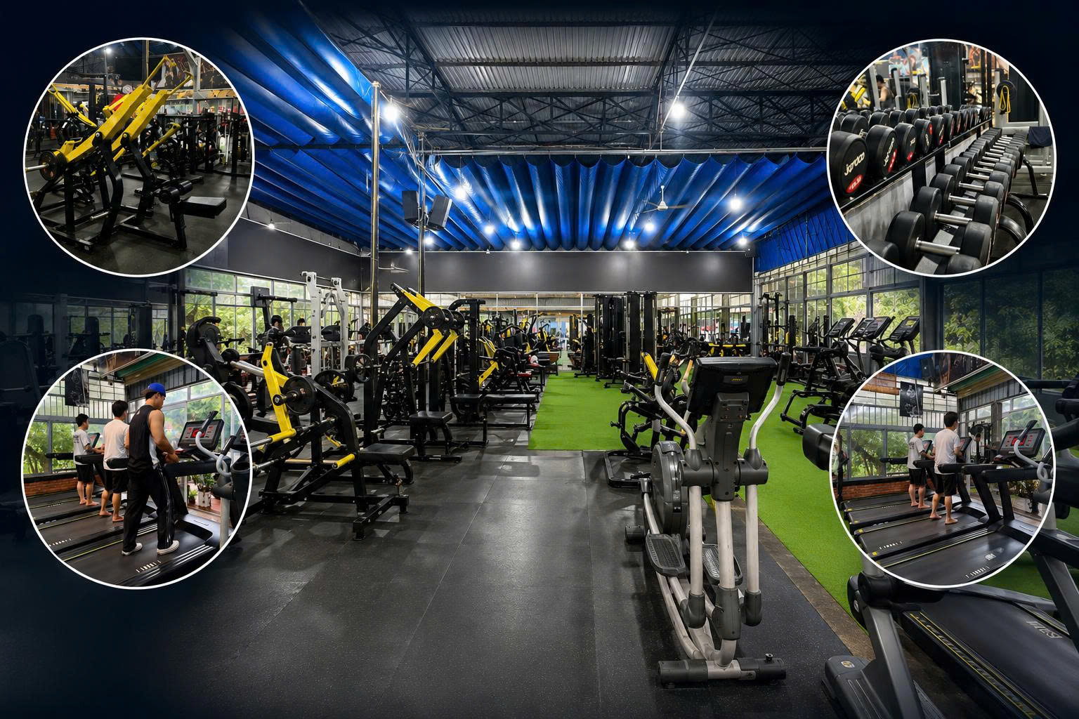 Hệ thống máy móc hiện đại, bền bỉ, đảm bảo tính an toàn.