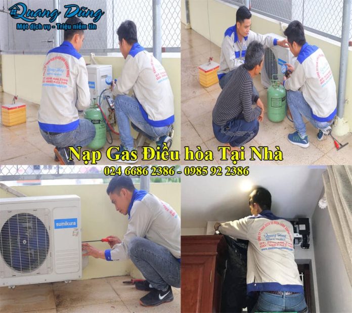 nạp gas điều hòa tphcm