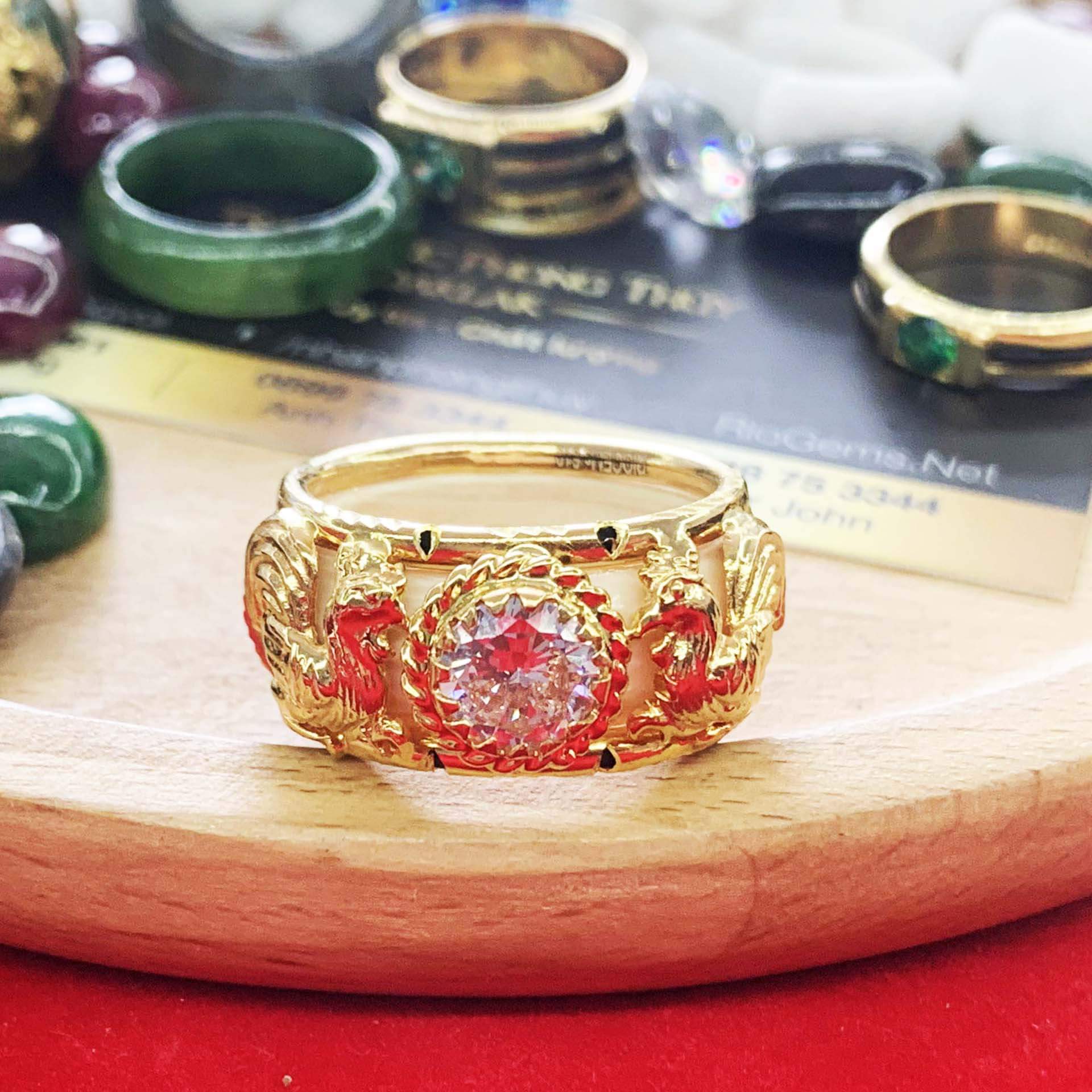 nhẫn tỳ hưu nam mệnh hỏa  - Riogems