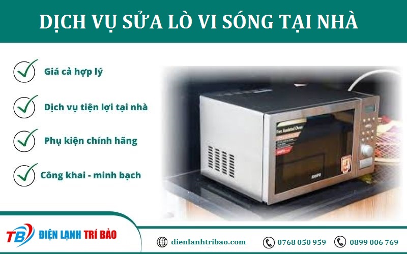 sửa lò vi sóng tận nơi tphcm