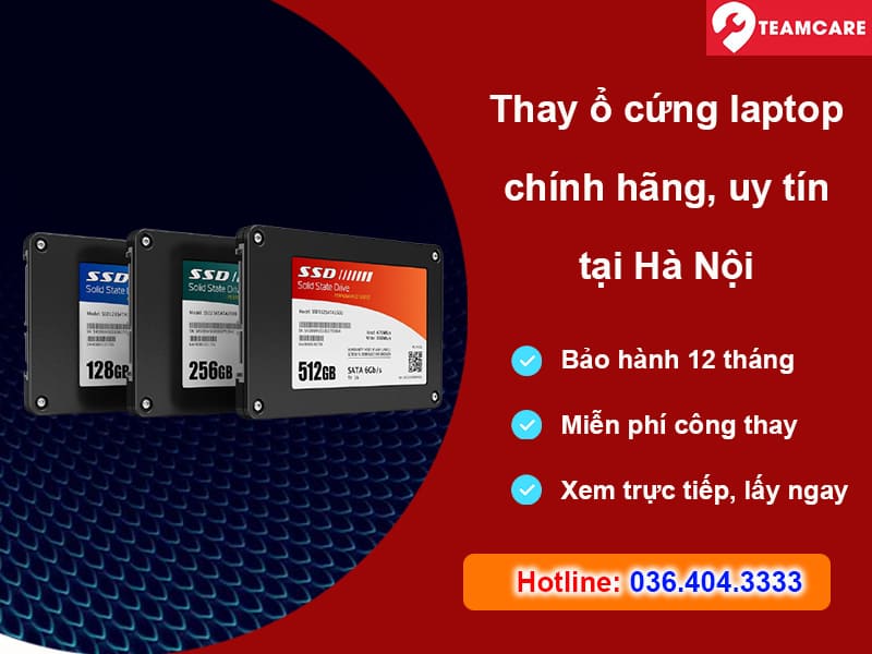 thay ổ cứng laptop hà nội