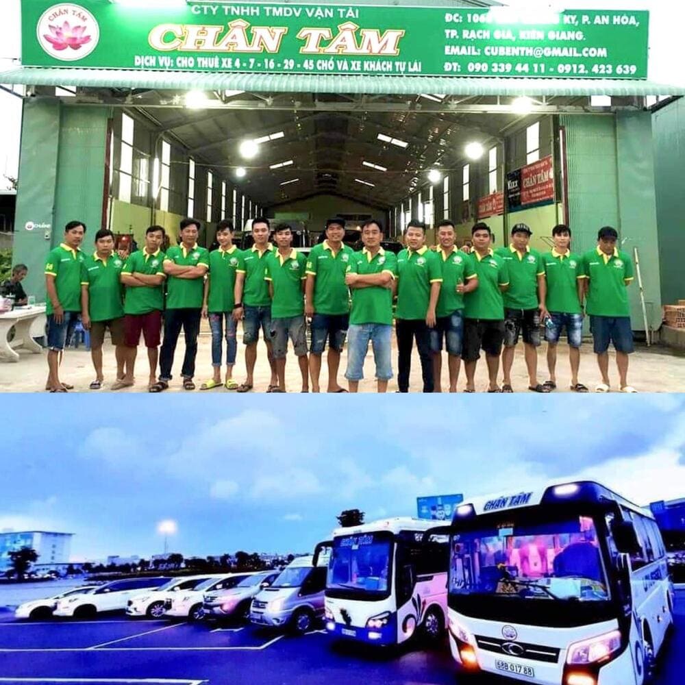 thuê xe tự lái Kiên Giang Công ty du lịch Chân Tâm