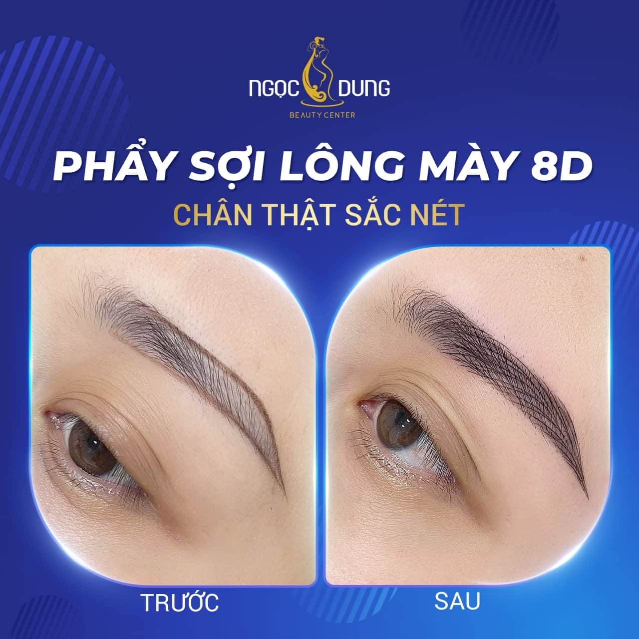 lông mày đẹp chất lượng