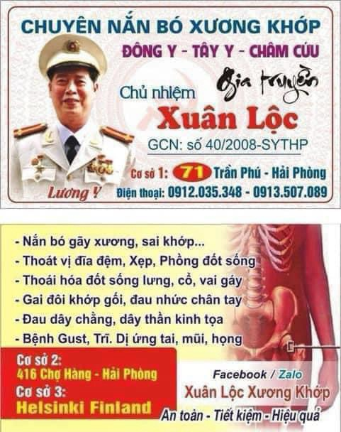 Chủ Nhiệm Xuân Lộc – Trung Tâm Điều Trị Xương Khớp Uy Tín và Chất Lượng tại Hải Phòng