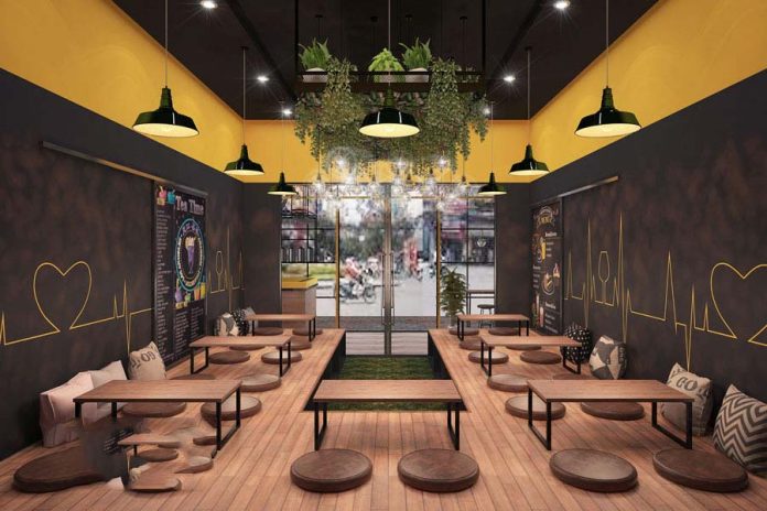 Thiết Kế Quán Cafe Ngồi Bệt Đẹp, Tiện Nghi & Hút Khách
