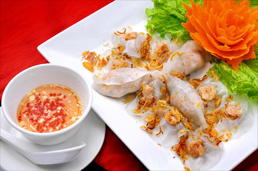 ăn vặt hội an Bánh Bao, Bánh Vạc Hoa Hồng Trắng