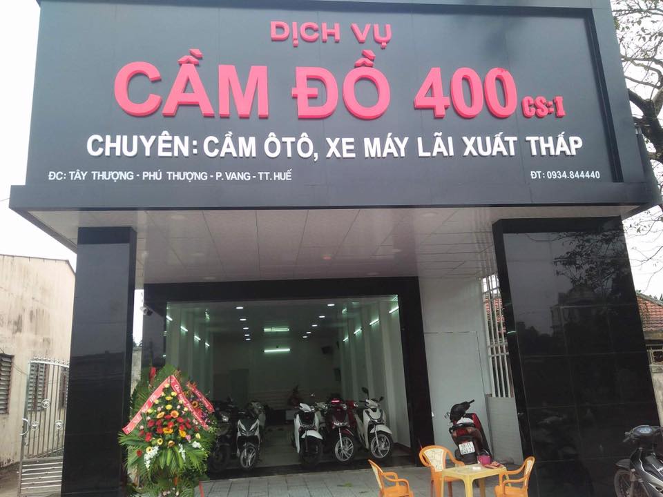 cầm đồ huế Cầm đồ 400