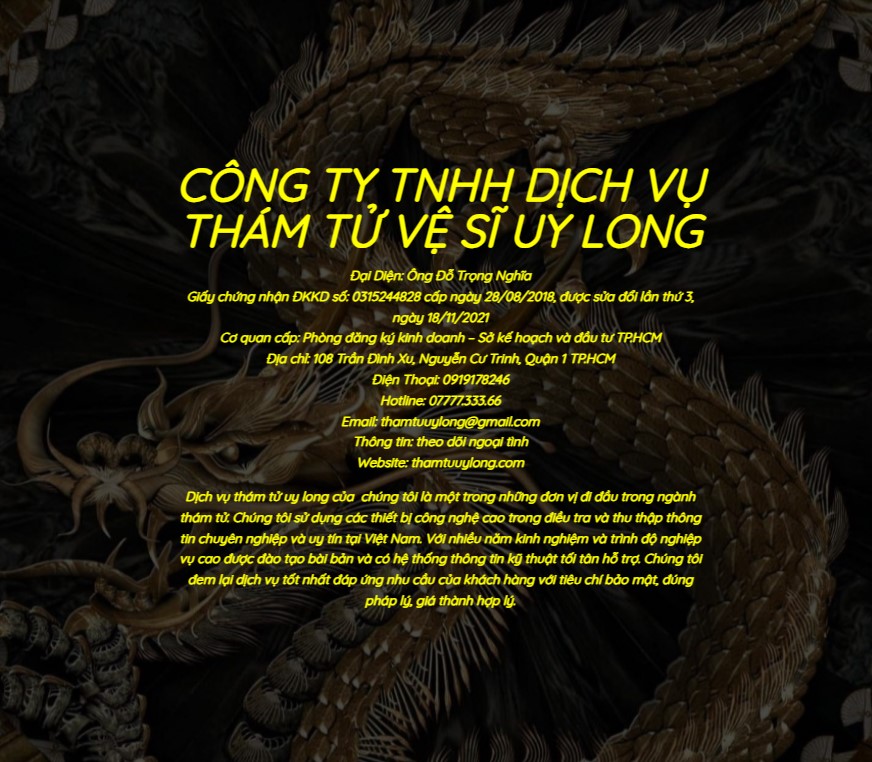 công ty thám tử Việt Nam