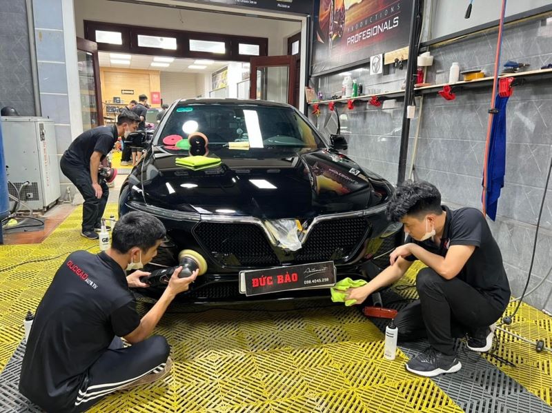 đánh bóng kính ô tô Hà Nội - Đức Bảo Automart