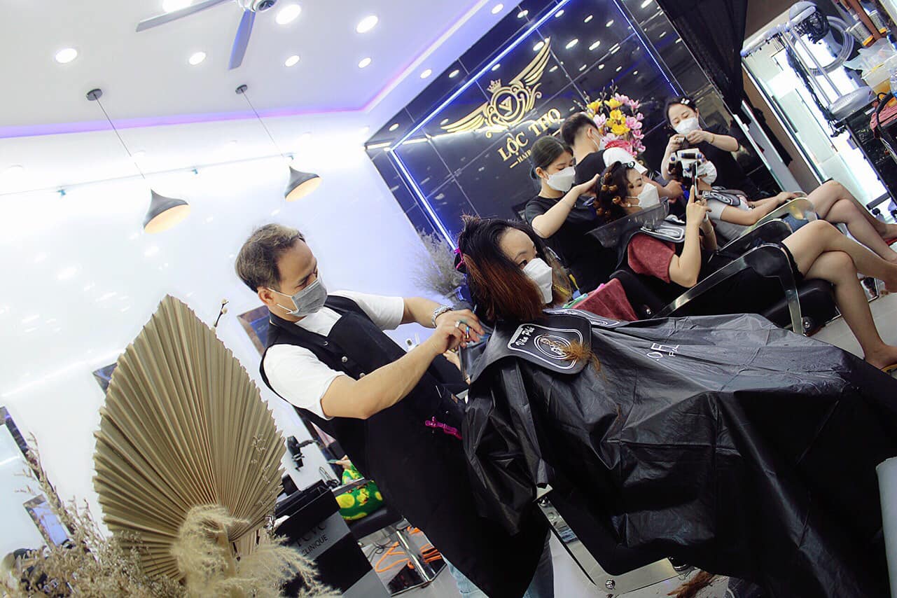 đào tạo cắt tóc bến tre Hair Salon Lộc Thọ Bến Tre