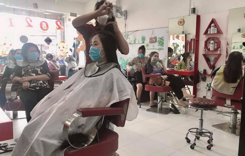 đào tạo cắt tóc bến tre Salon Nguyễn Hoàng