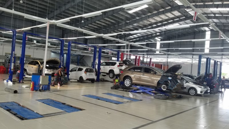 Gara sửa chữa ô tô Tuyên Quang Hà Thành