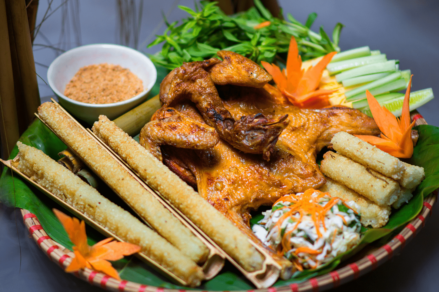 Cơm Lam Gà Nướng