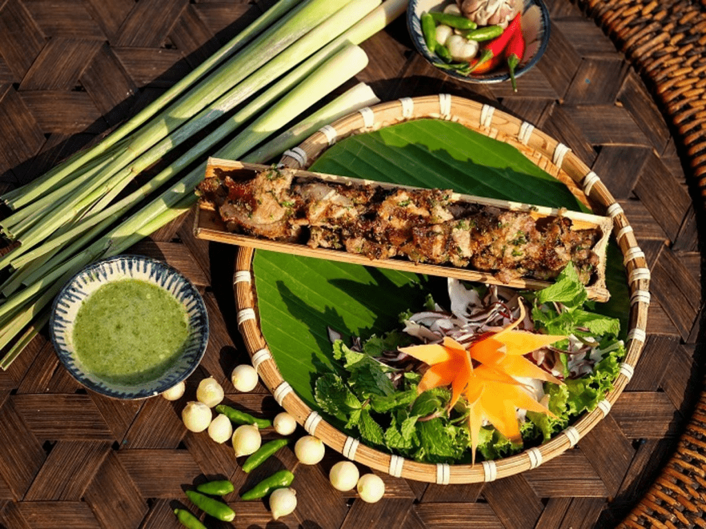 Thịt Bò Nướng Ống