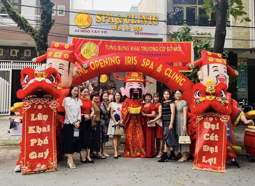 múa lân khai trương Đà Nẵng Múa Lân Tài Bảo Đường